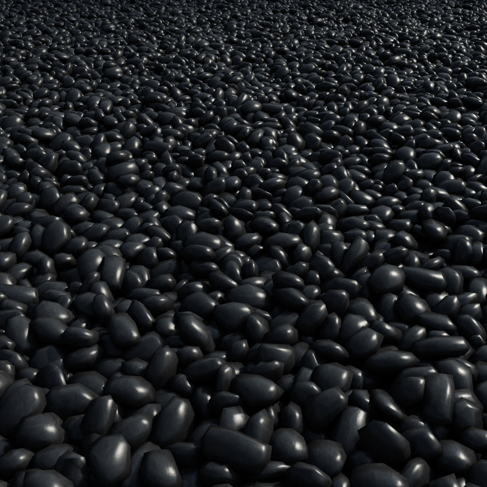 Pebbles 3D model_2