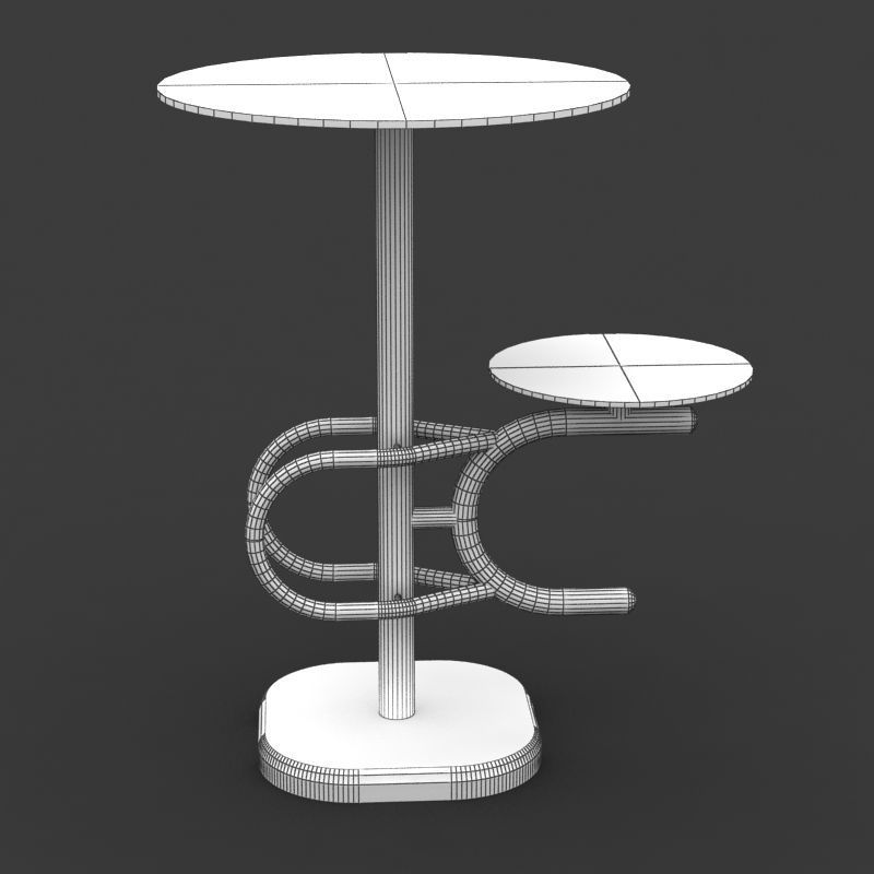 Table Telephone 05 3D model_3