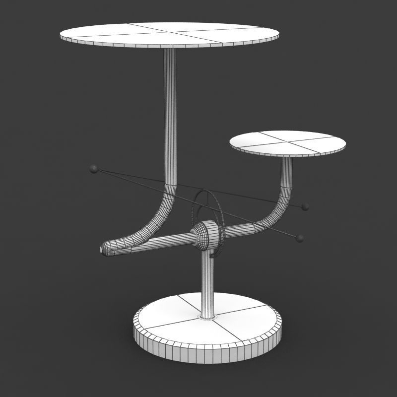Table Telephone 08 3D model_3