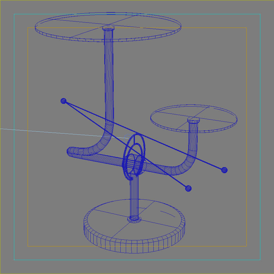 Table Telephone 08 3D model_4
