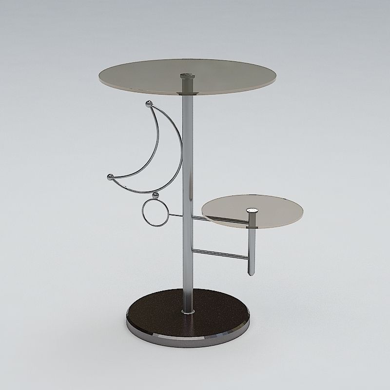 Table Telephone 01 3D model_1