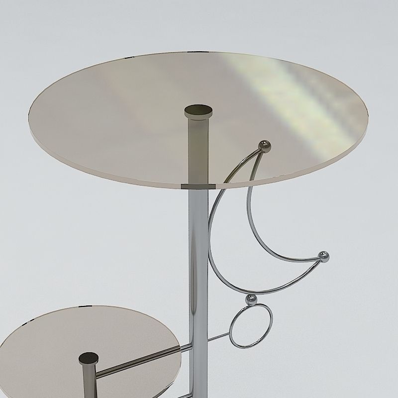 Table Telephone 01 3D model_3