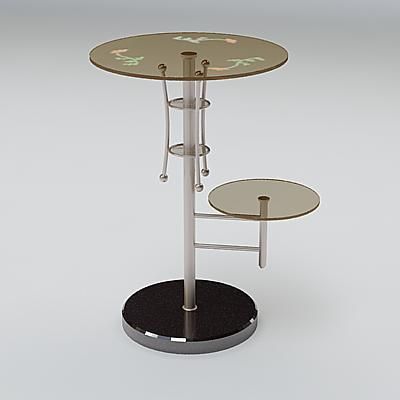 Table Telephone 06 Low-poly 3D model_1