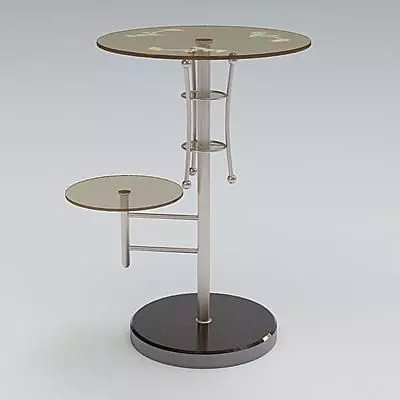 Table Telephone 06 Low-poly 3D model_0