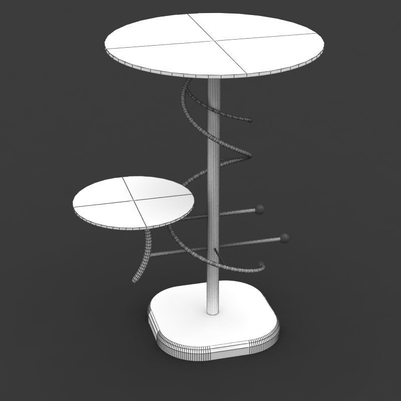 Table Telephone 04 3D model_3