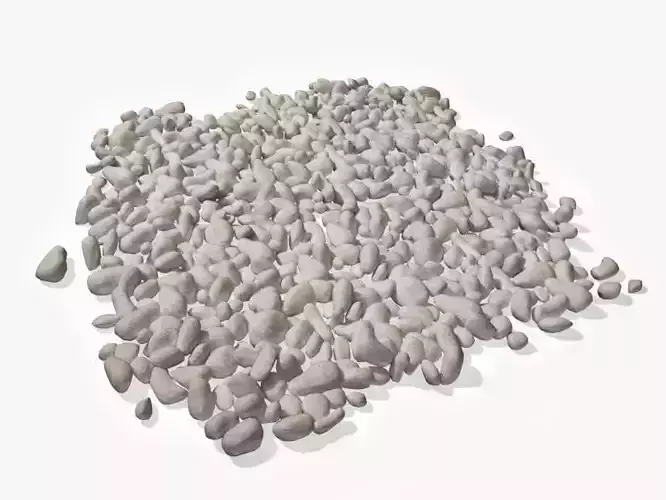 Pebbles2 pile of pebbles 3D model
