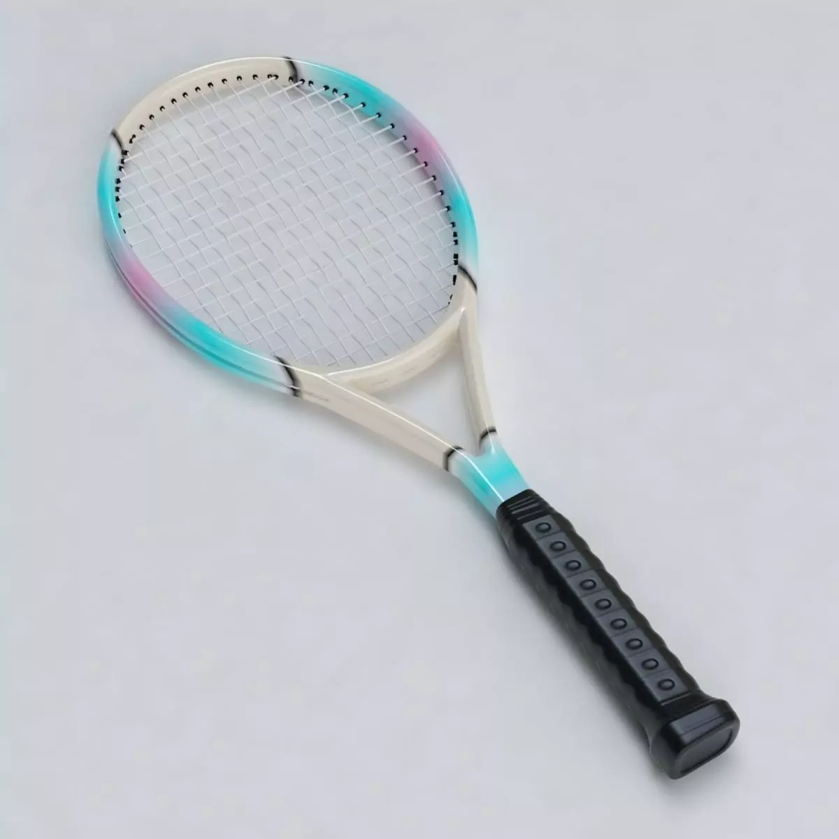 Tennis Racket 01 Low-poly 3D model