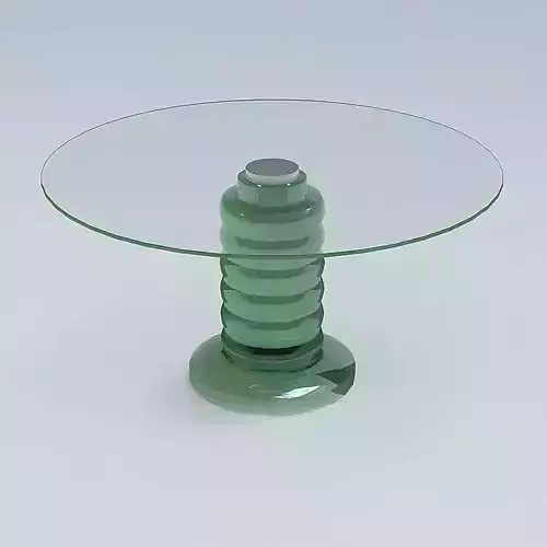 Round Glass Table