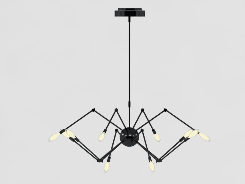 Spider Ceiling Light  3D model_1