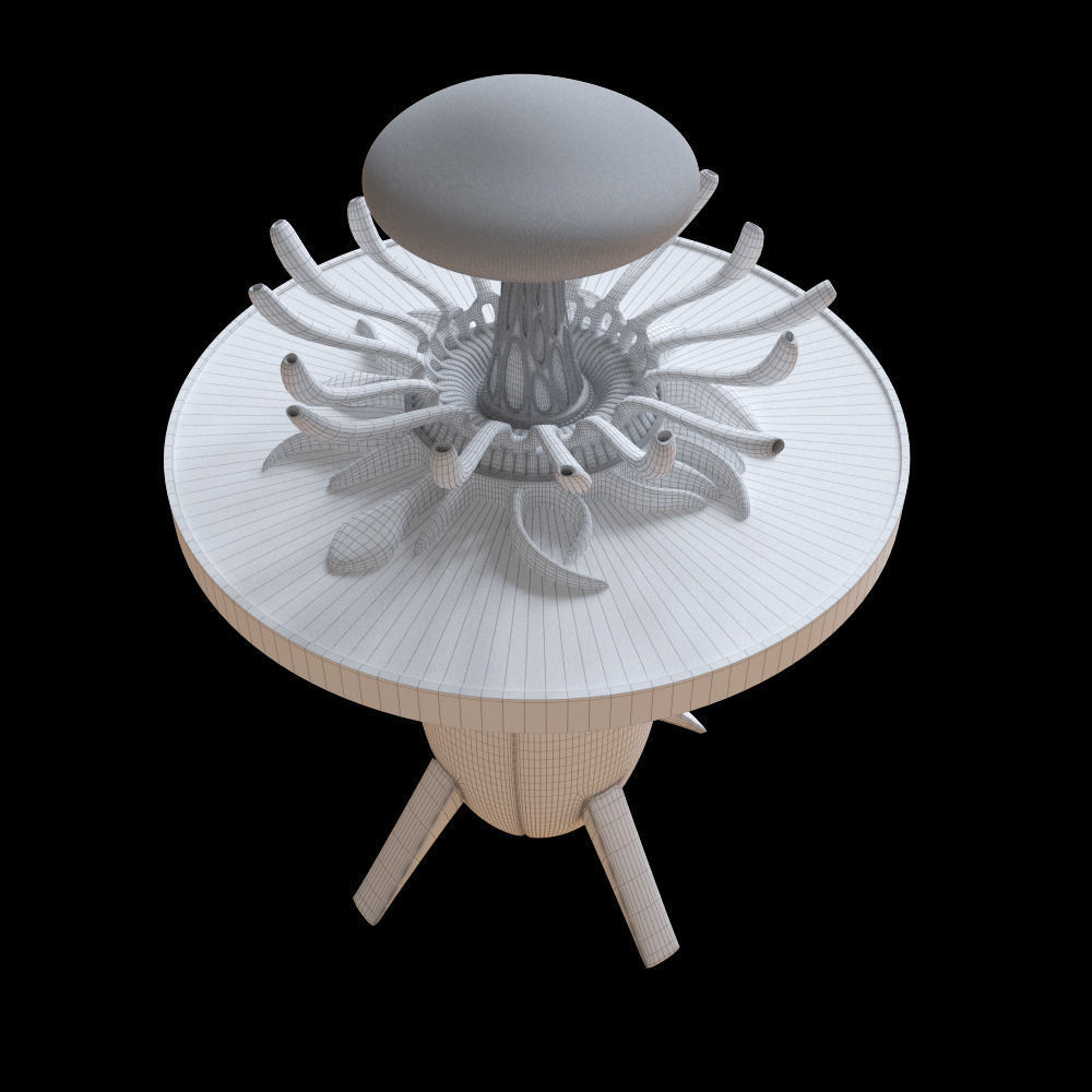 Nuclear bulb 3D model_7