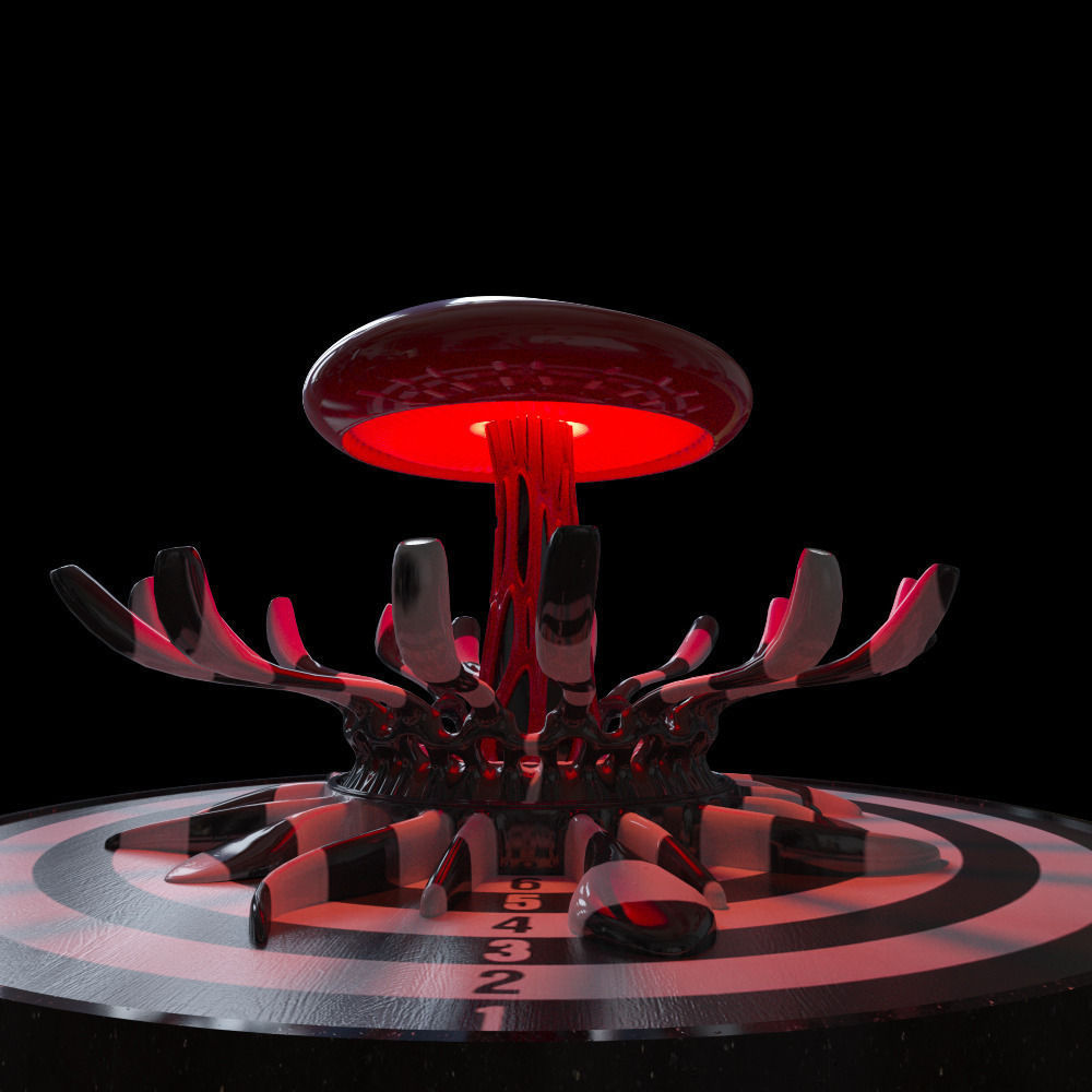 Nuclear bulb 3D model_2