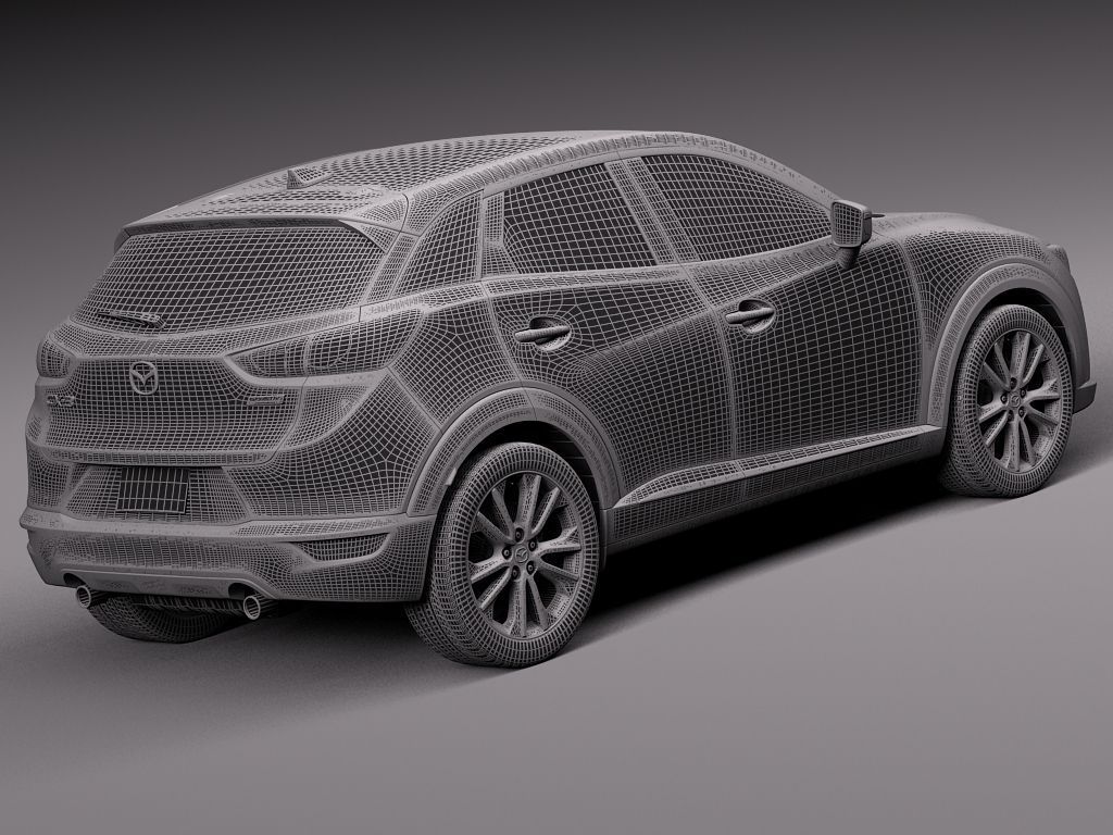 Mazda CX-3 2016 3D model_13
