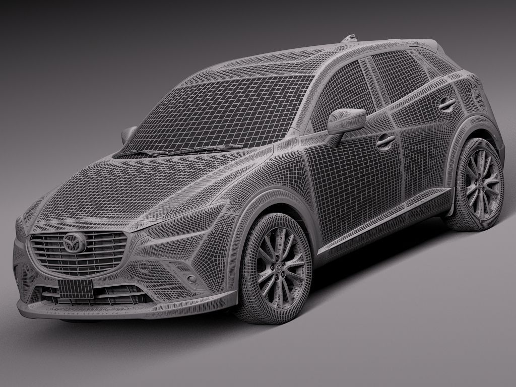 Mazda CX-3 2016 3D model_12