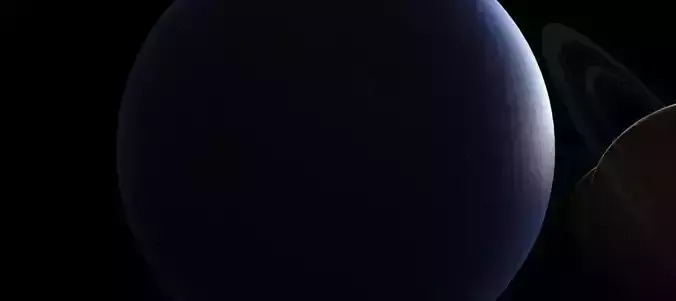 Solar system planets 3D model