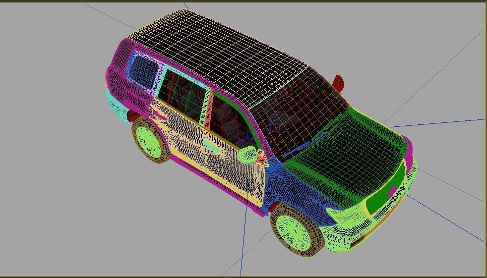 toyota land cruiser 3D model_10