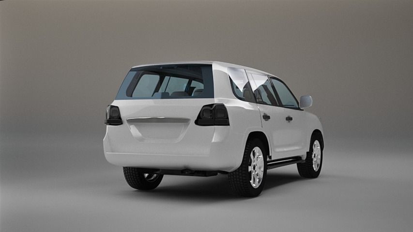 toyota land cruiser 3D model_2
