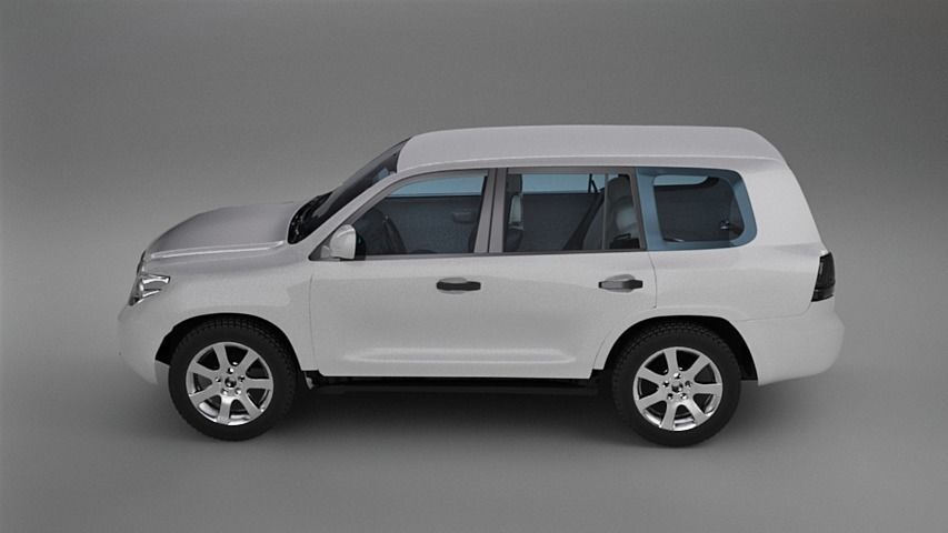 toyota land cruiser 3D model_1