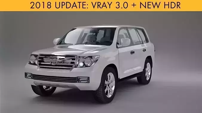 toyota land cruiser 3D model