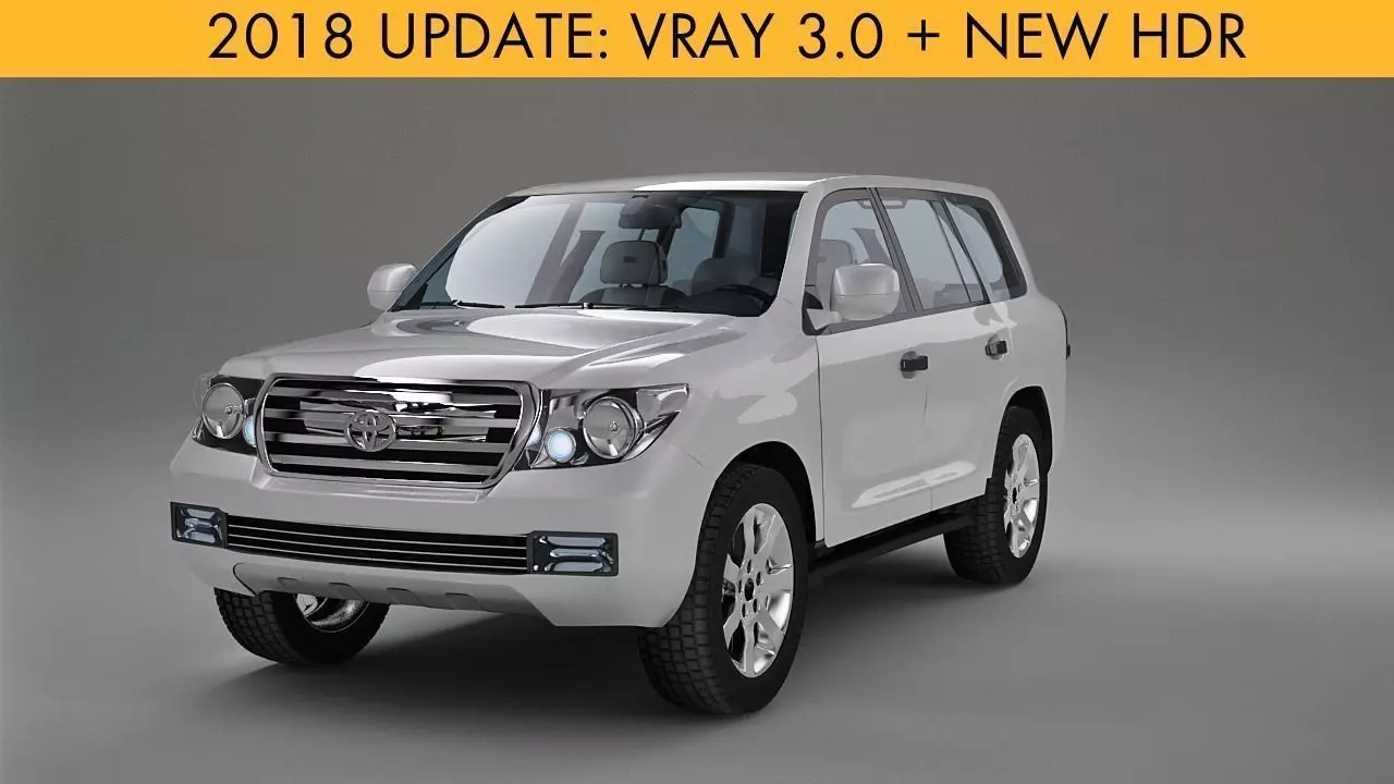 toyota land cruiser 3D model_0