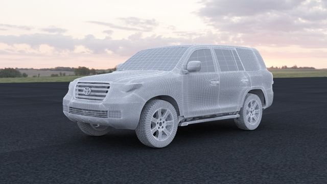toyota land cruiser 3D model_12