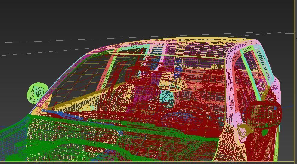 toyota land cruiser 3D model_11