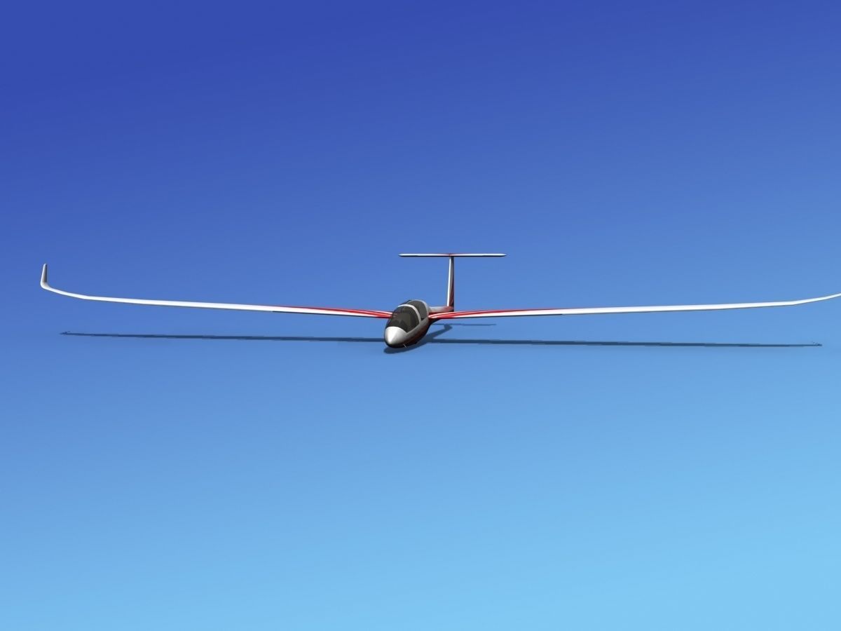 DG-1000 Glider V02 3D model_1