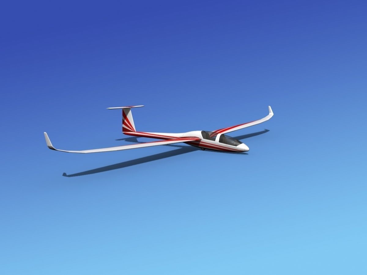 DG-1000 Glider V02 3D model_3