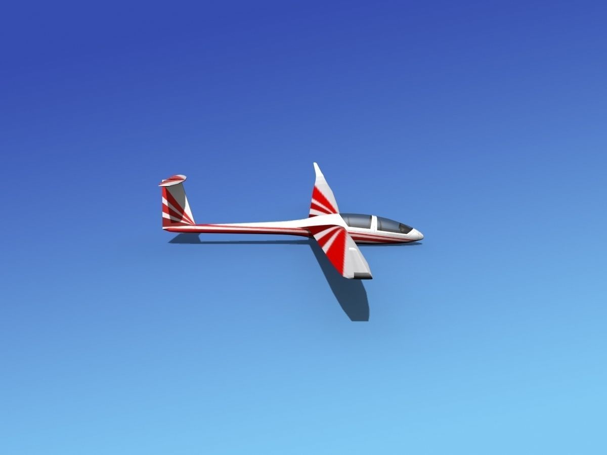 DG-1000 Glider V02 3D model_4