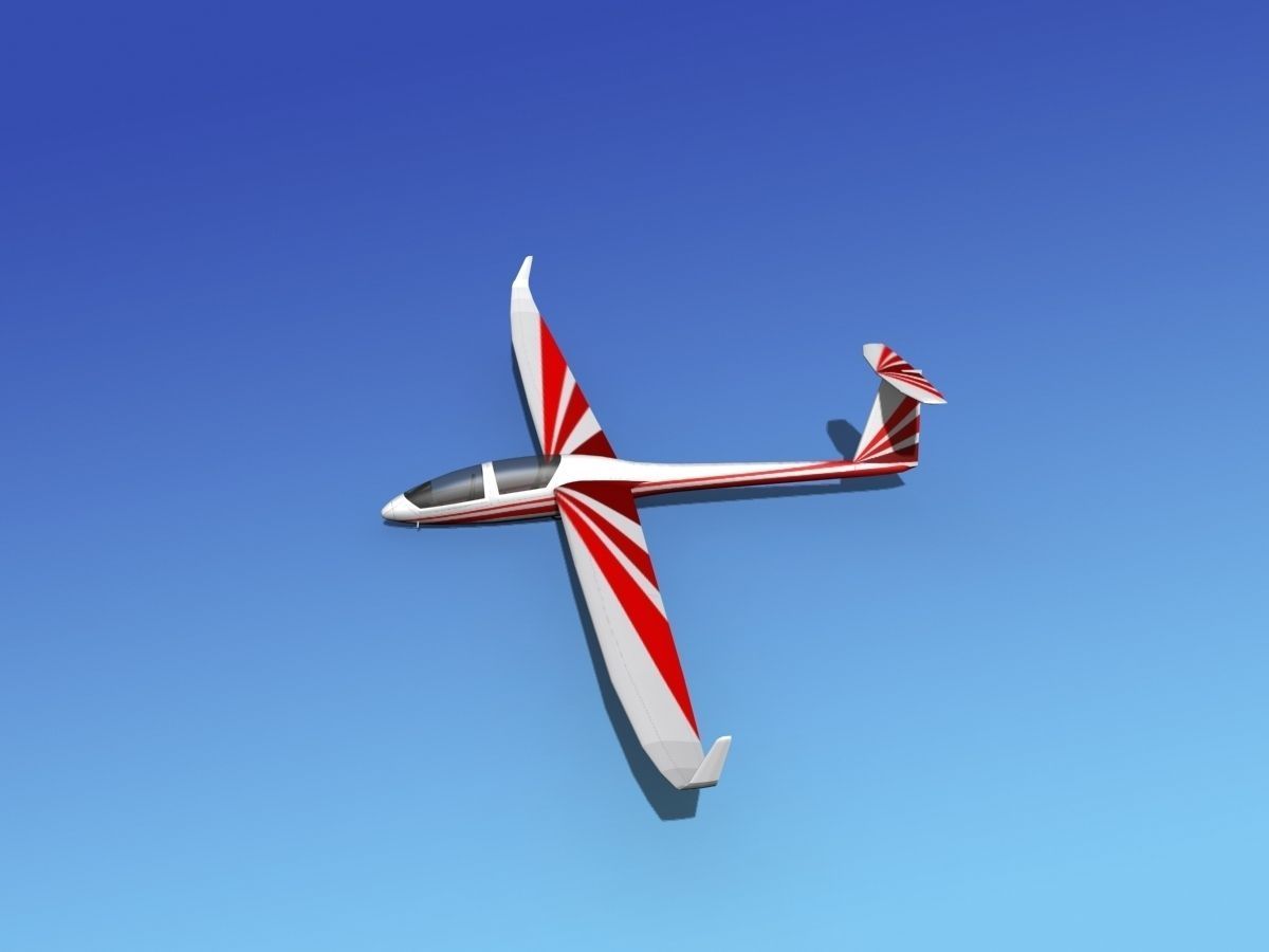 DG-1000 Glider V02 3D model_9
