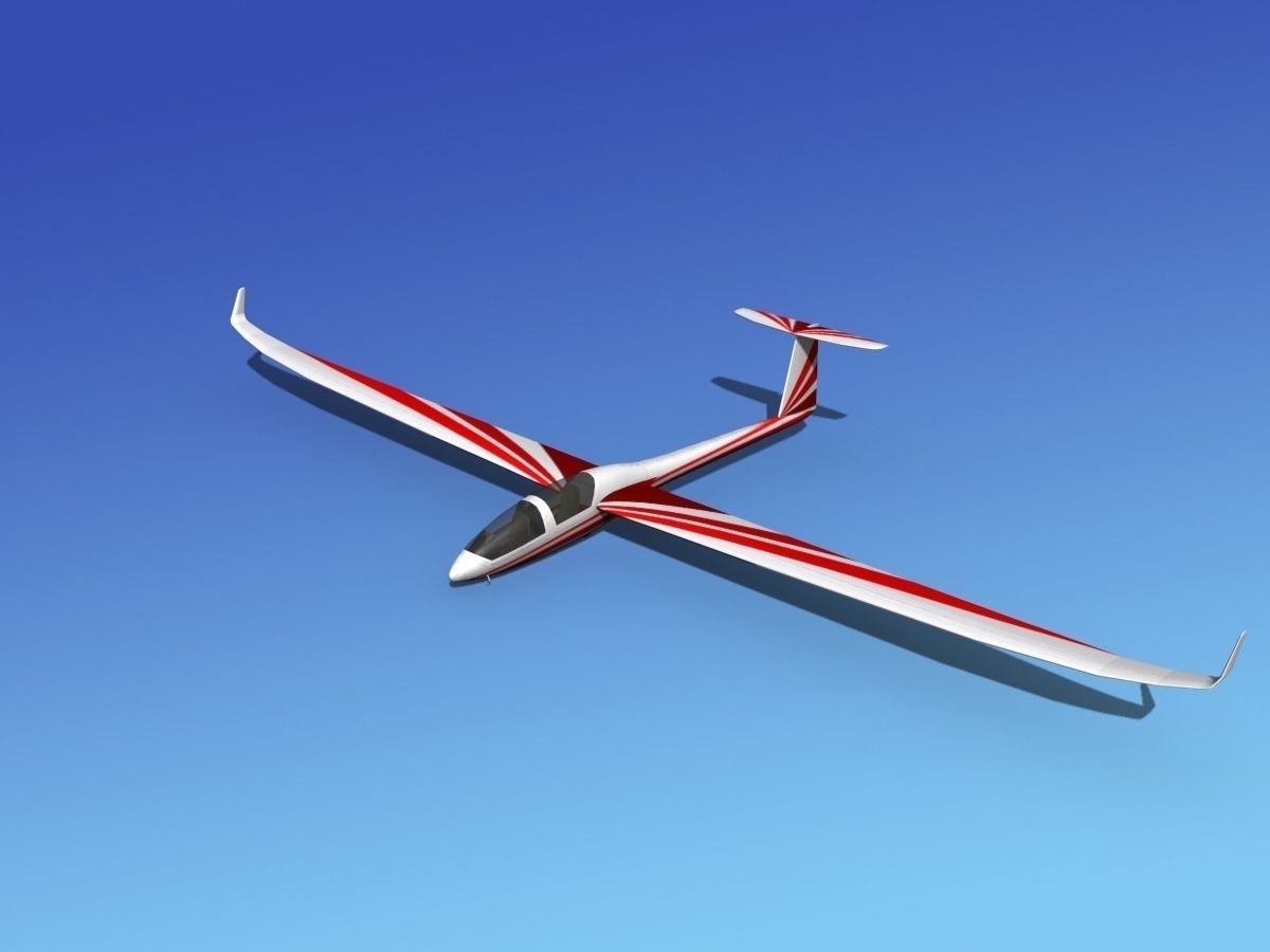 DG-1000 Glider V02 3D model_10