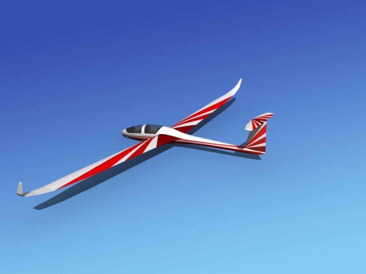 DG-1000 Glider V02 3D model_8