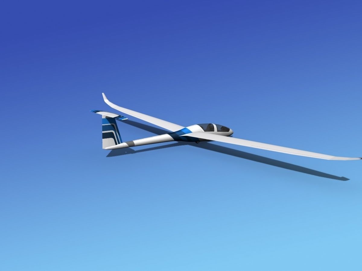 DG-1000 Glider V04 3D model_6