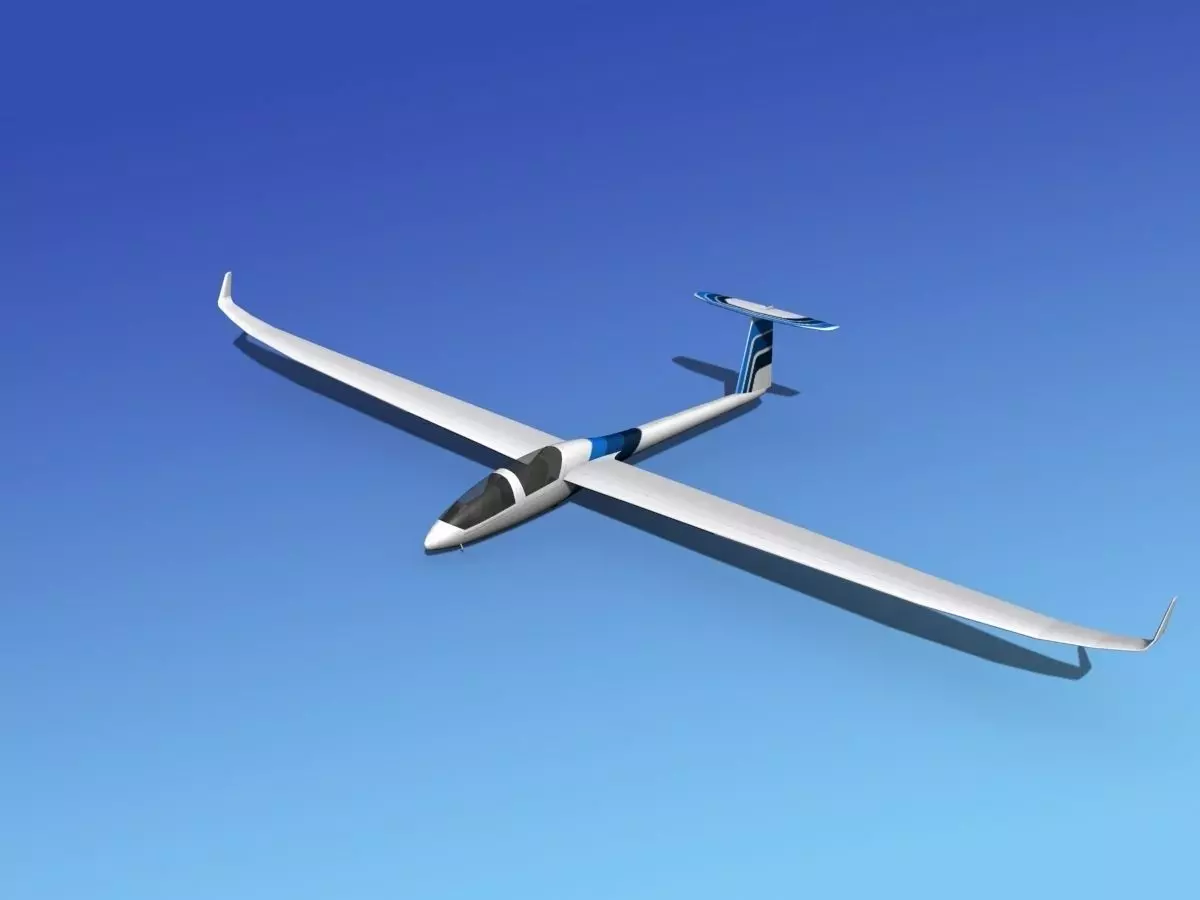 DG-1000 Glider V04 3D model_0