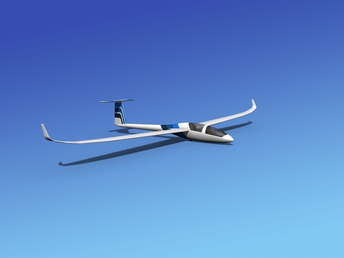 DG-1000 Glider V04 3D model_4