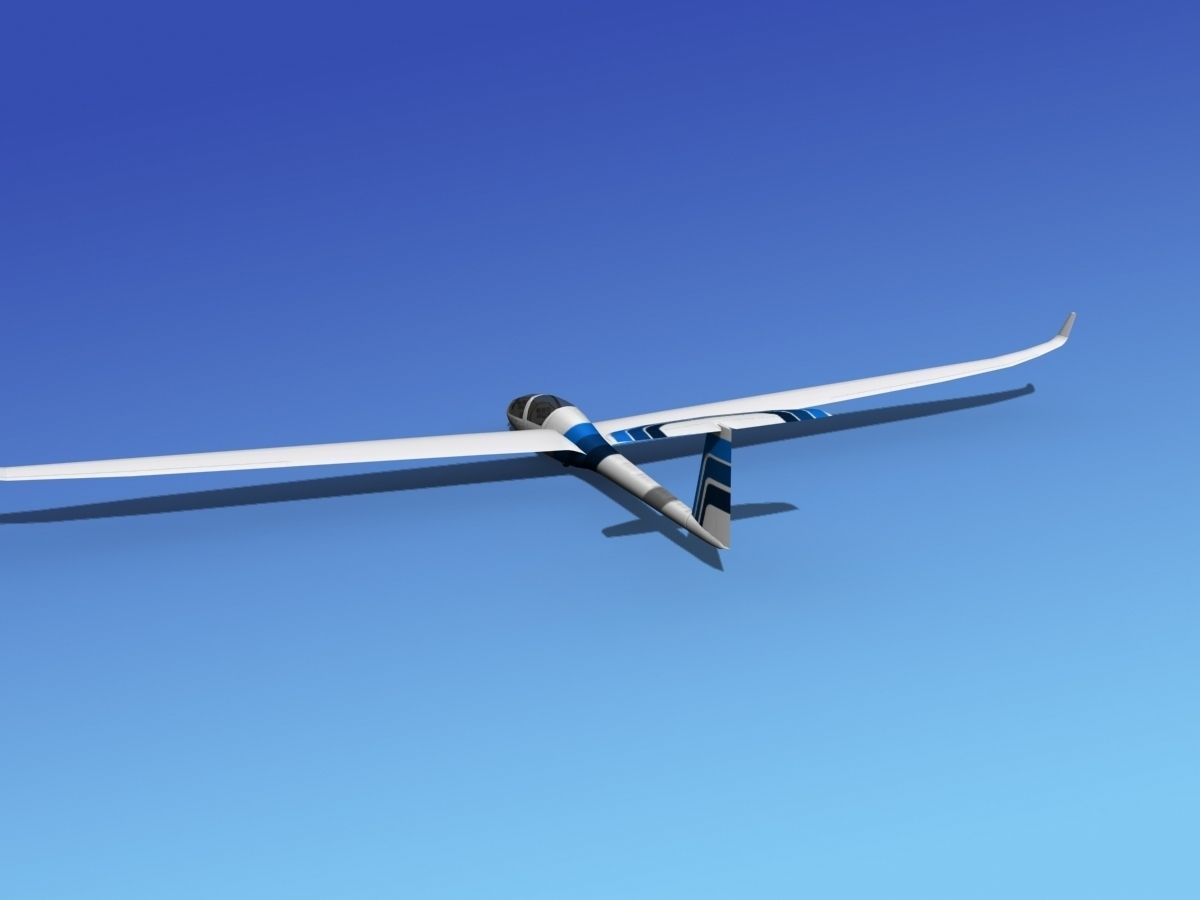 DG-1000 Glider V04 3D model_8
