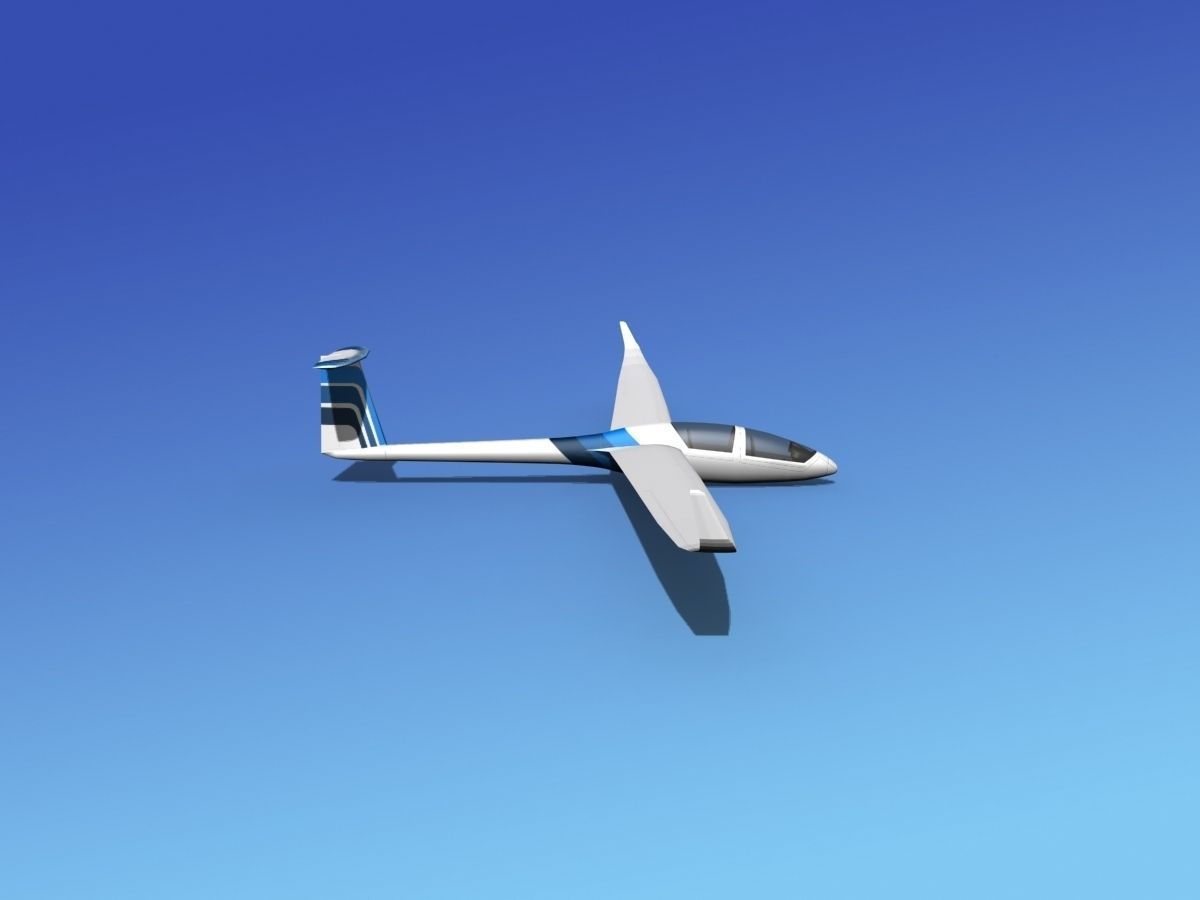 DG-1000 Glider V04 3D model_5