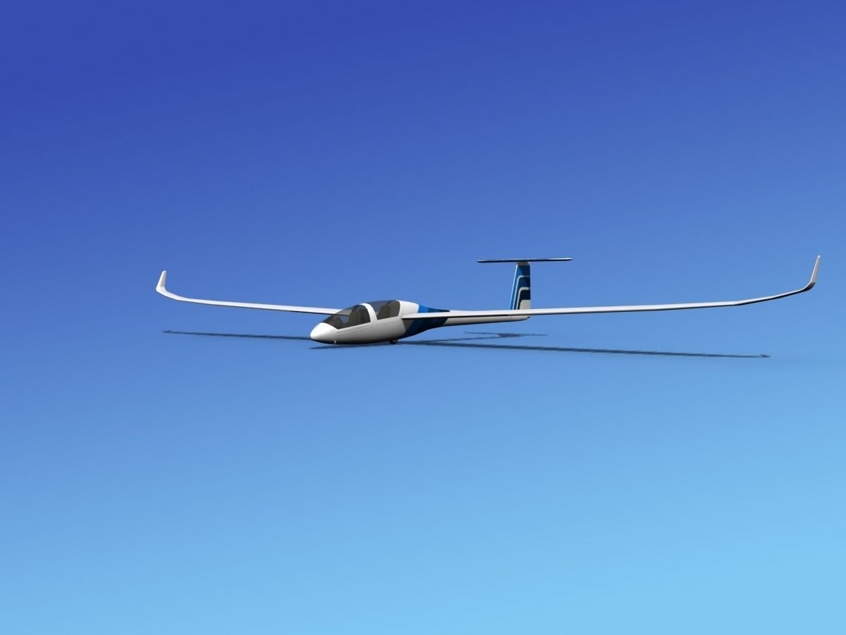 DG-1000 Glider V04 3D model_1