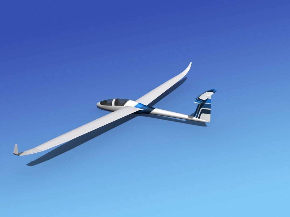 DG-1000 Glider V04 3D model_9