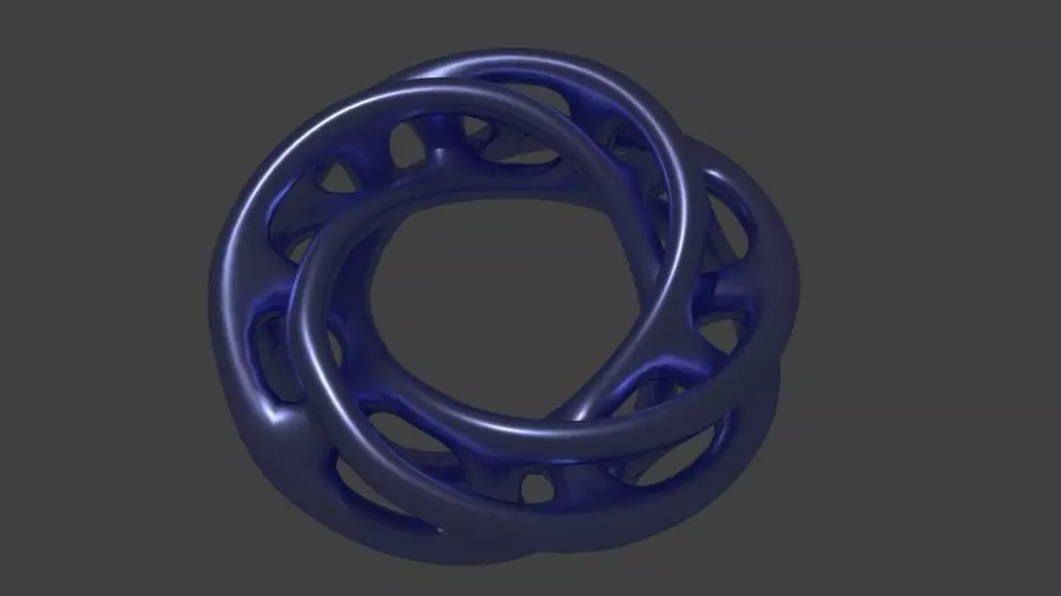 Double Mobius Strip Free 3D print model