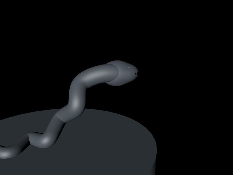 Cute Snake Free 3D print model_0