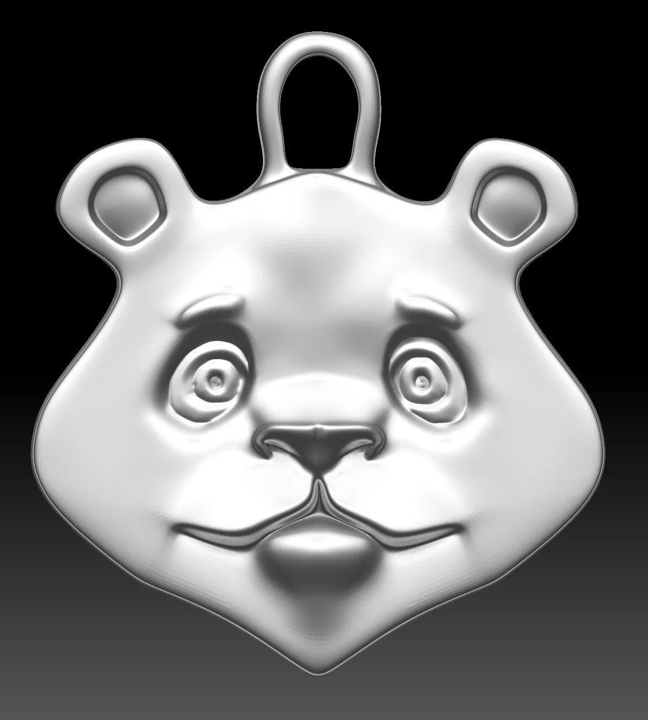 Keychain Bear 3D print model_0