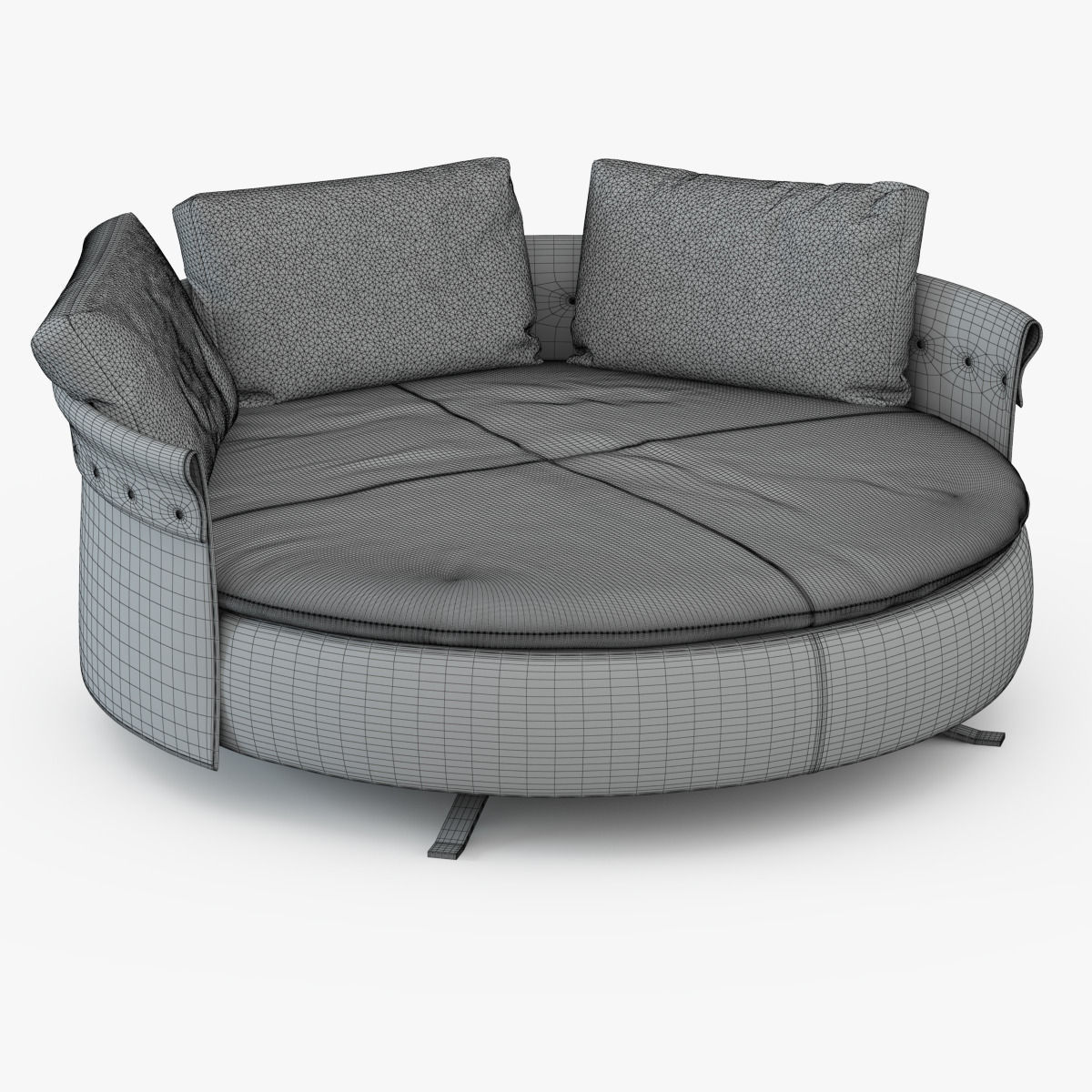 Sofa Charme-Longhi 3D model_7