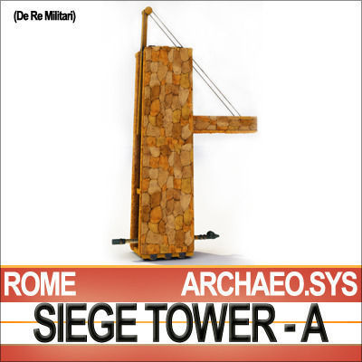 Roman Legionary Siege Tower A 3D model_1