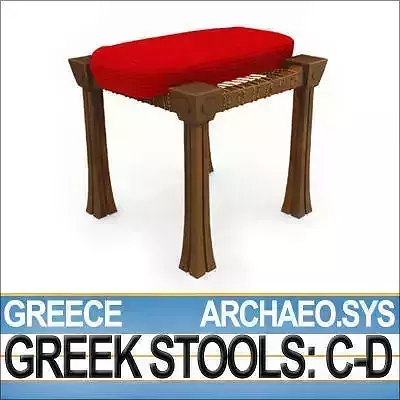 Greek Stools Set C D