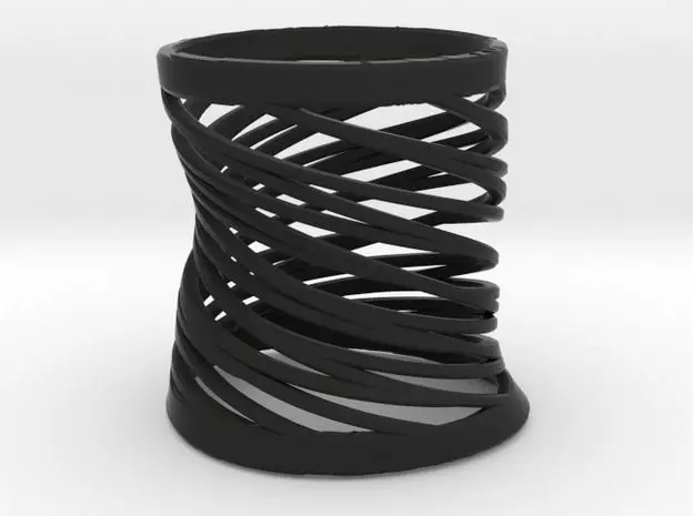 Twist Bracelet 3D print model_0