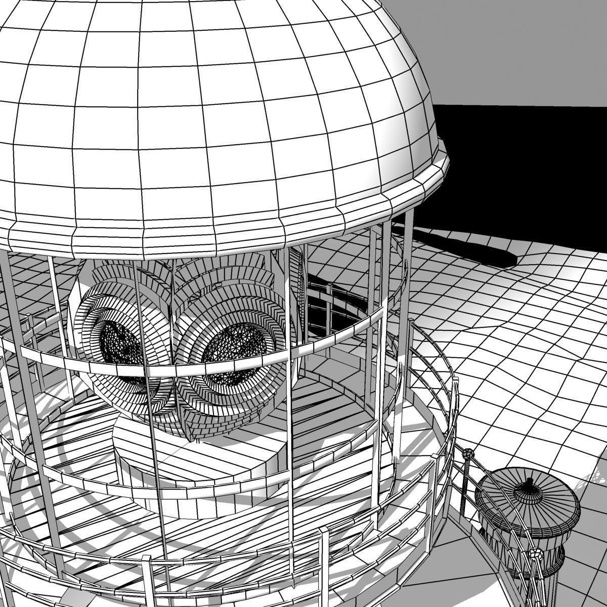 Cape Aghulas Lighthouse 3D model_13