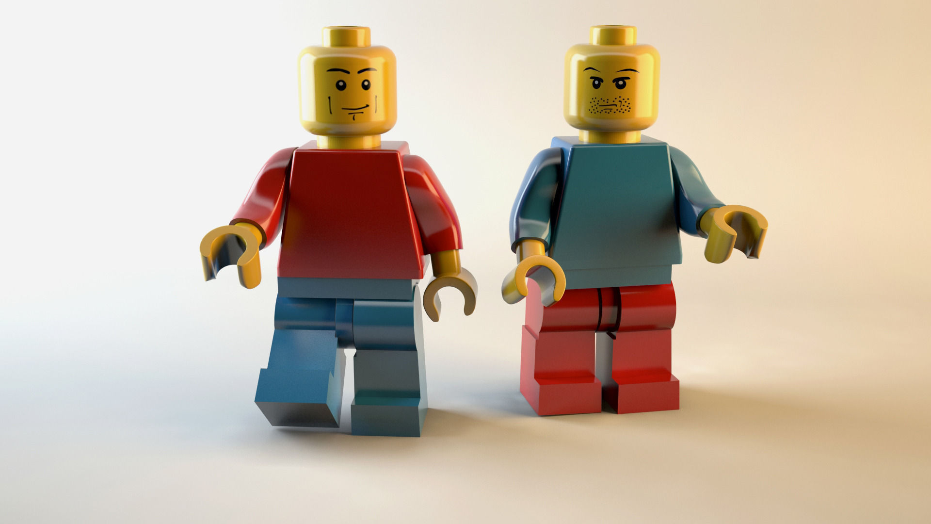 Lego man  3D model_1