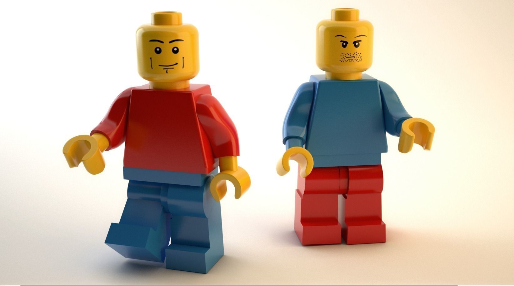 Lego man  3D model_0