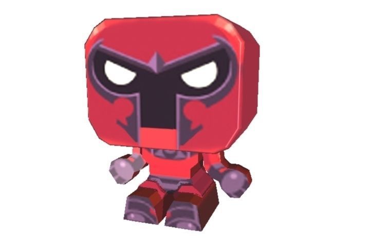 Magneto Paper Cut Out 3D model Low-poly 3D model