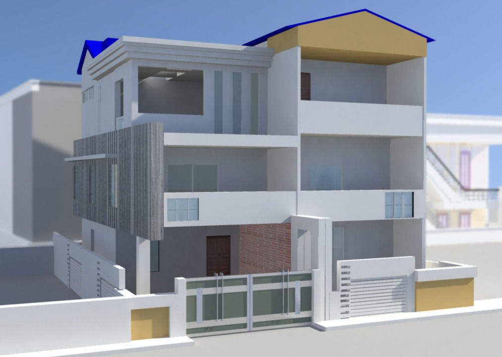 House Exterior Free 3D model